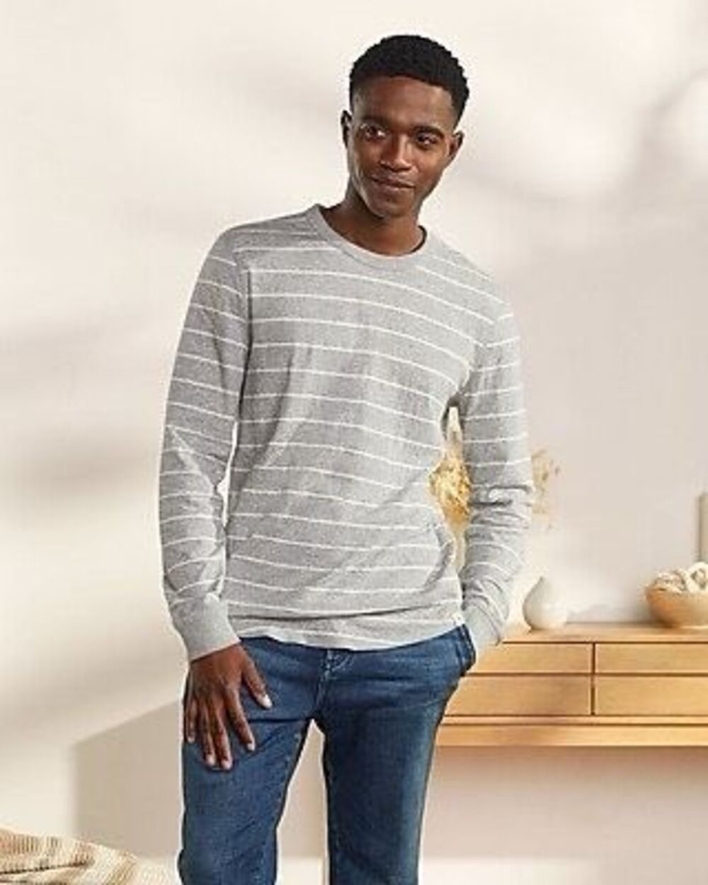 UpWest $58 Reversible Duo Fold Long Sleeve T Shirt Medium NEW